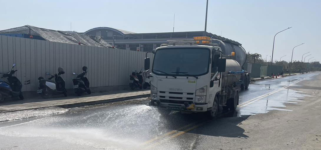 仰制揚塵霧化灑水